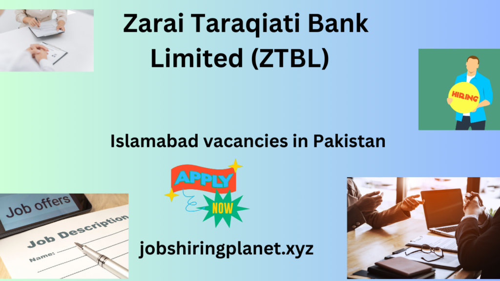 Islamabad vacancies in Pakistan