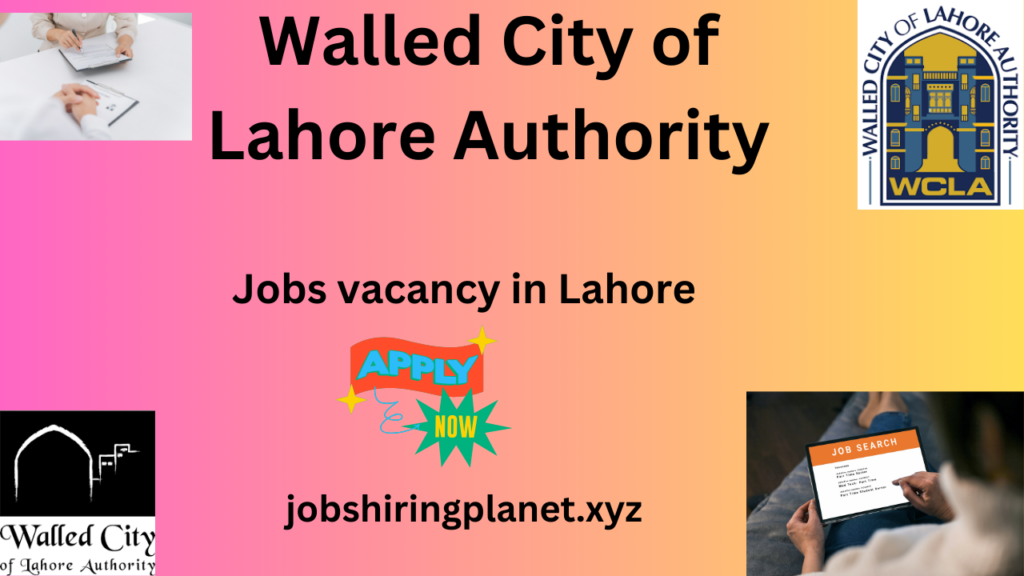 Jobs vacancy in Lahore